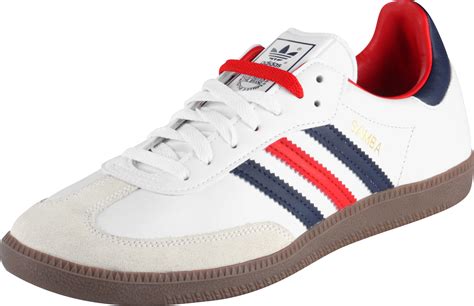 adidas schuhe blaue weiss rote|Adidas samba shopvielfalt.